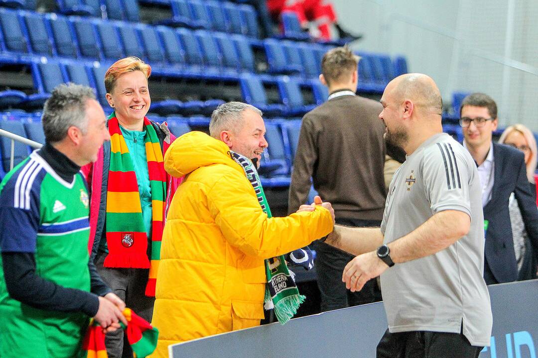Futsalas: Lietuva – Šiaurės Airija 5:1
