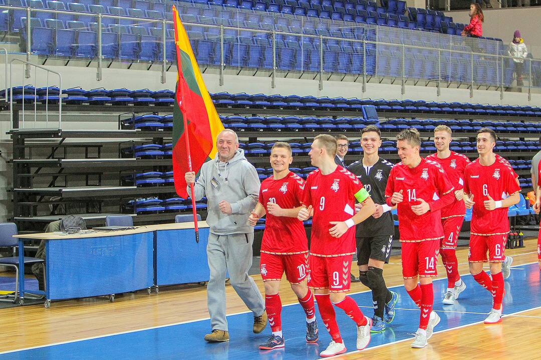 Futsalas: Lietuva – Šiaurės Airija 5:1