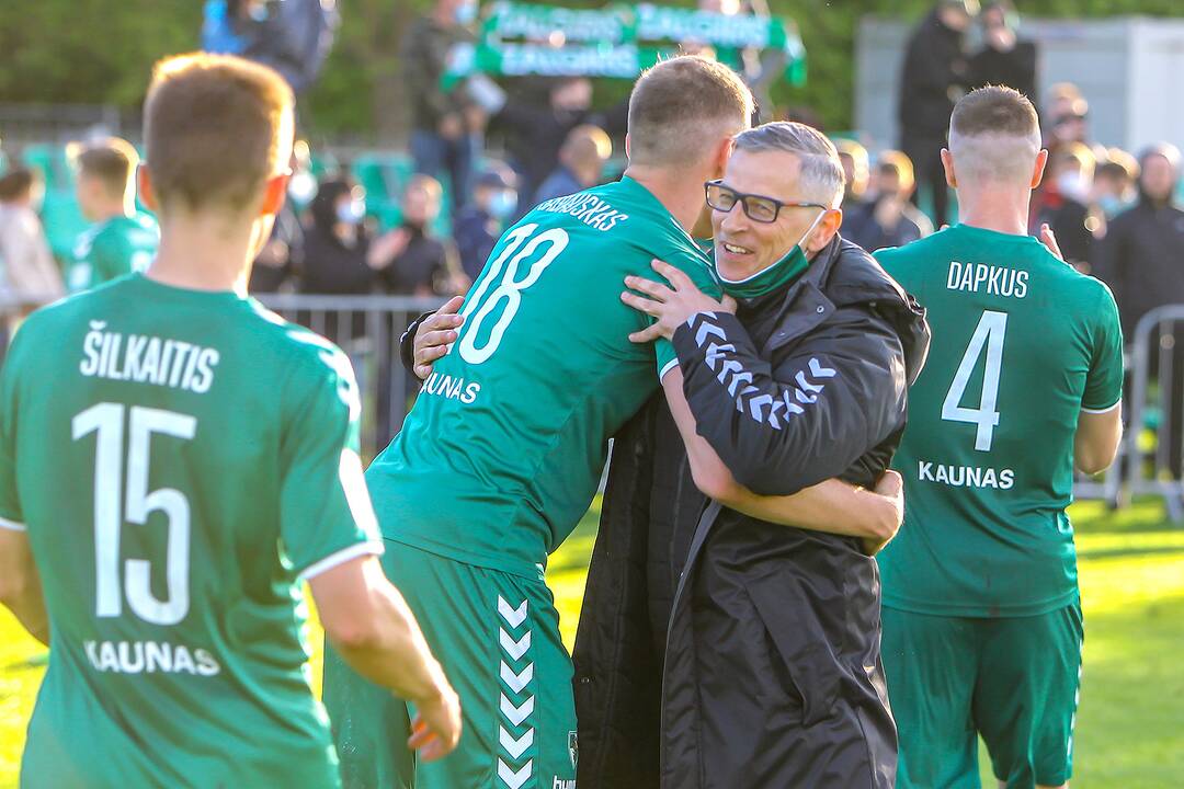 A lyga: Kauno Žalgiris“ – „Sūduva“ 1:0