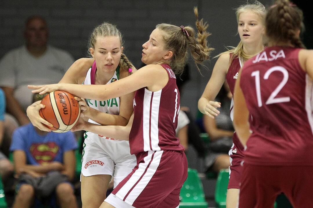 Lietuva – Latvija 41:56. Merginų U16 EČ