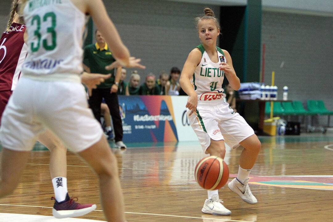 Lietuva – Latvija 41:56. Merginų U16 EČ
