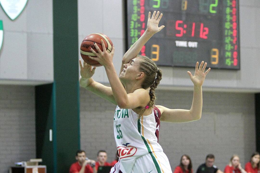 Lietuva – Latvija 41:56. Merginų U16 EČ