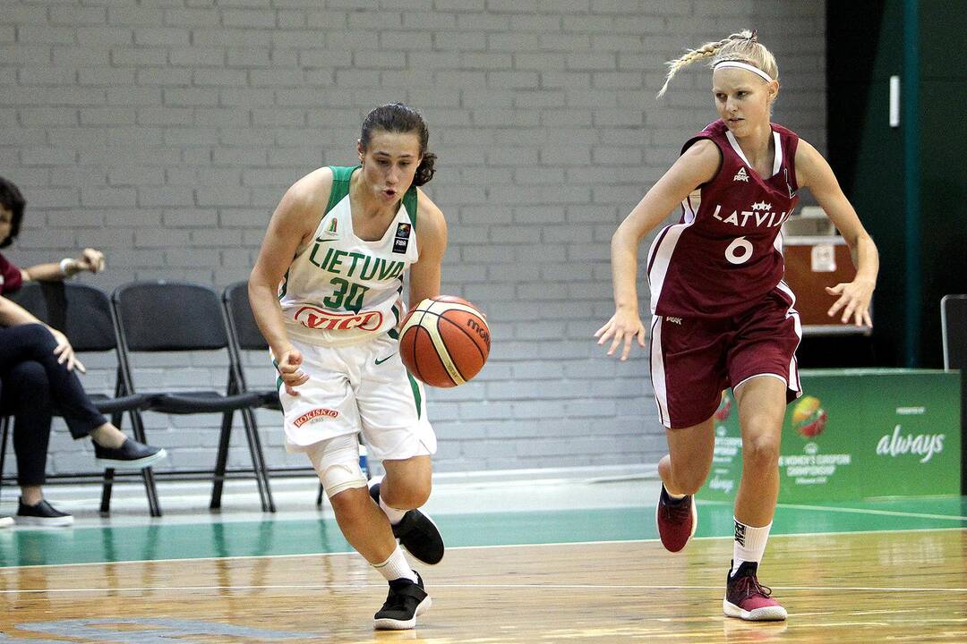 Lietuva – Latvija 41:56. Merginų U16 EČ
