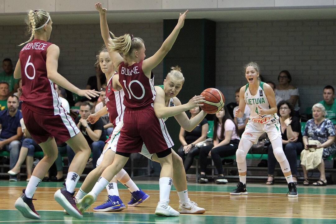 Lietuva – Latvija 41:56. Merginų U16 EČ