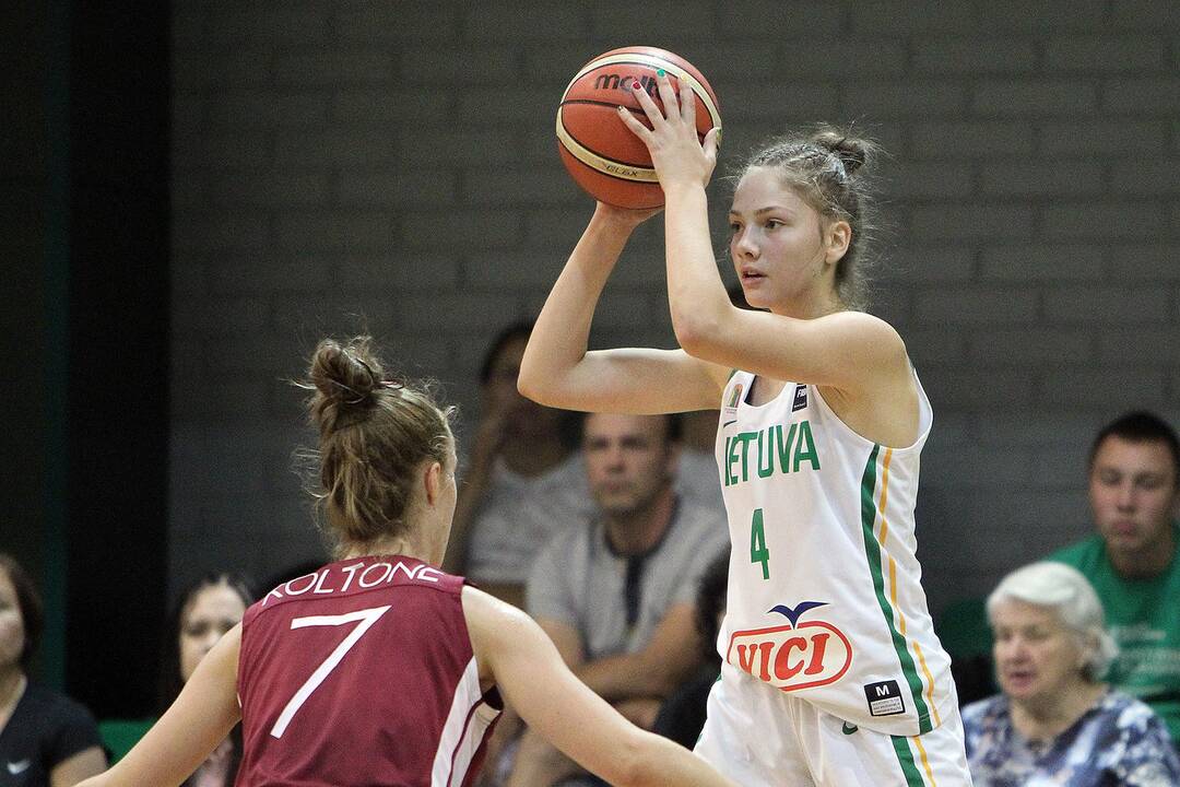 Lietuva – Latvija 41:56. Merginų U16 EČ