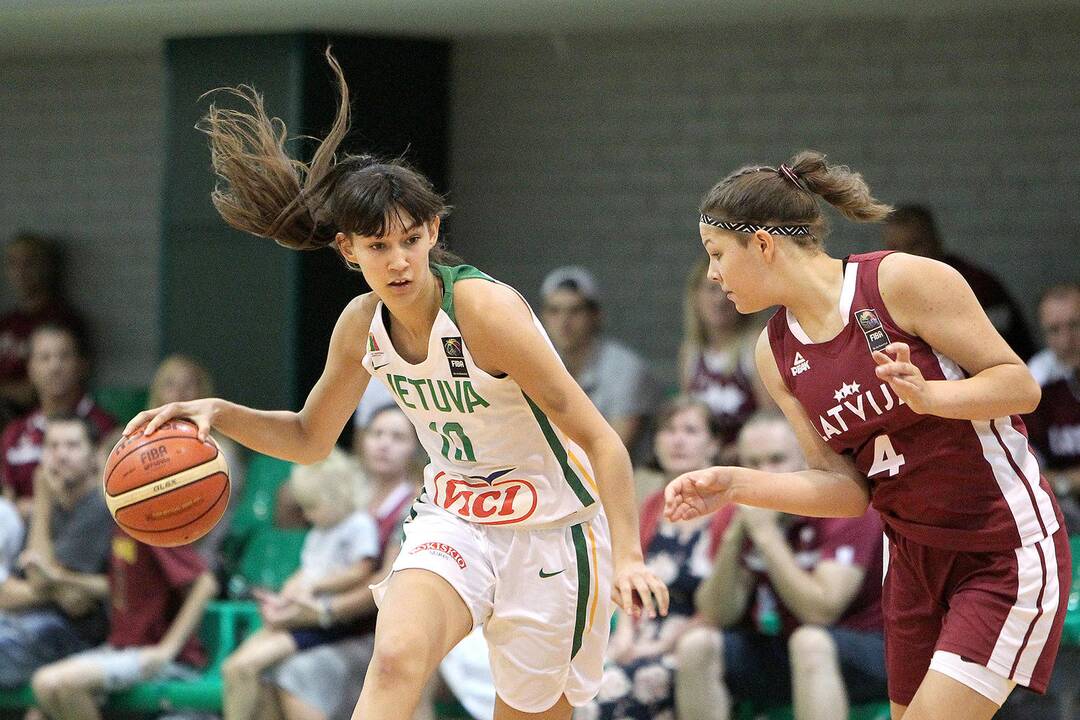 Lietuva – Latvija 41:56. Merginų U16 EČ