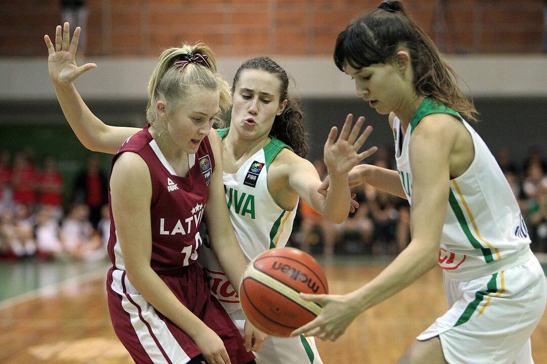 Lietuva – Latvija 41:56. Merginų U16 EČ