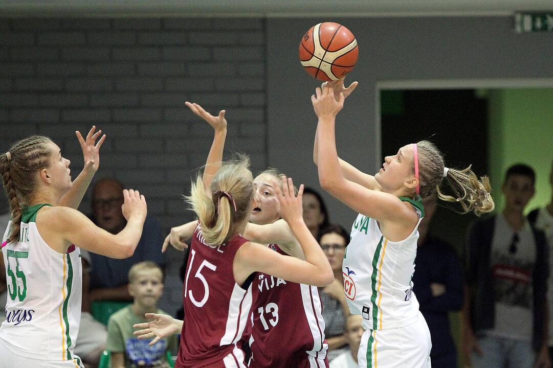 Lietuva – Latvija 41:56. Merginų U16 EČ