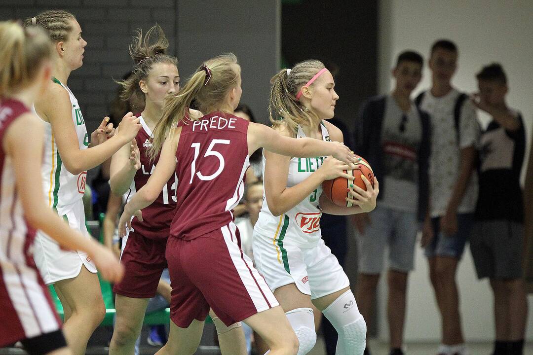 Lietuva – Latvija 41:56. Merginų U16 EČ