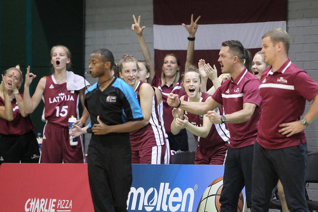Lietuva – Latvija 41:56. Merginų U16 EČ