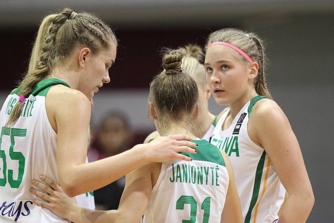 Lietuva – Latvija 41:56. Merginų U16 EČ