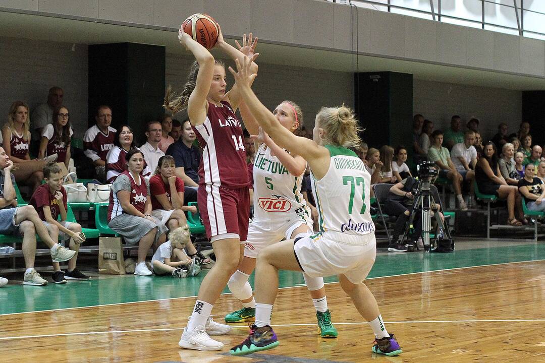 Lietuva – Latvija 41:56. Merginų U16 EČ