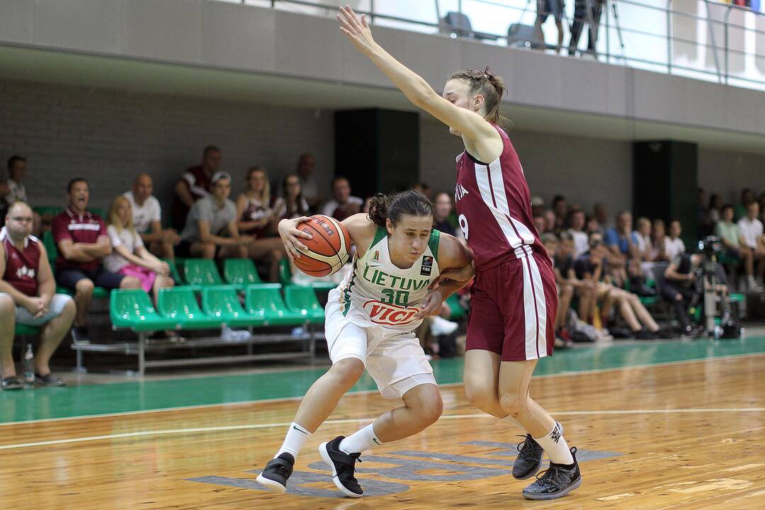 Lietuva – Latvija 41:56. Merginų U16 EČ