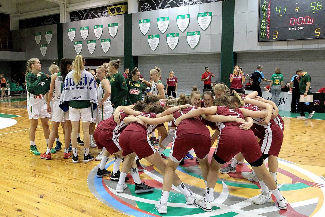 Lietuva – Latvija 41:56. Merginų U16 EČ
