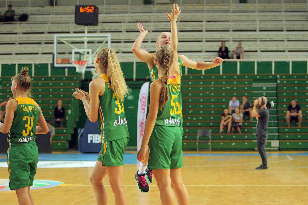 Lietuva – Vokietija 51:58. Merginų U16 EČ