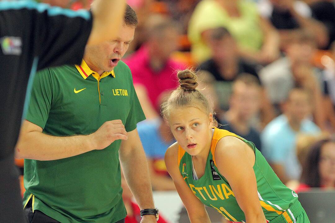 Lietuva – Vokietija 51:58. Merginų U16 EČ
