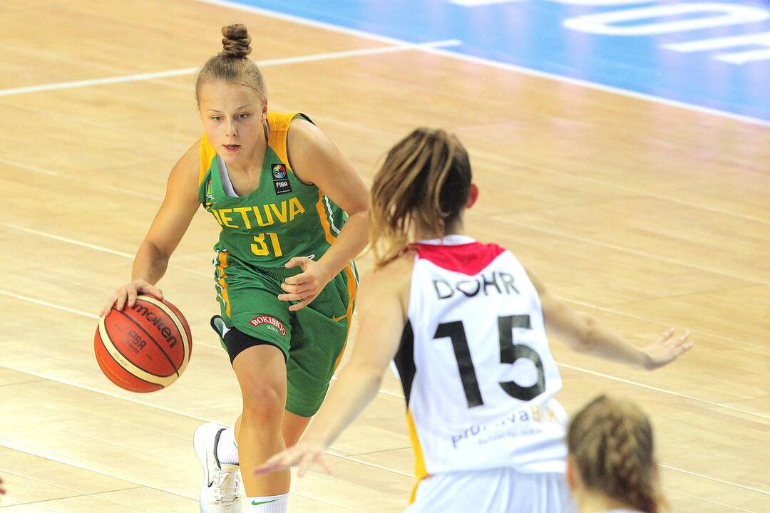Lietuva – Vokietija 51:58. Merginų U16 EČ