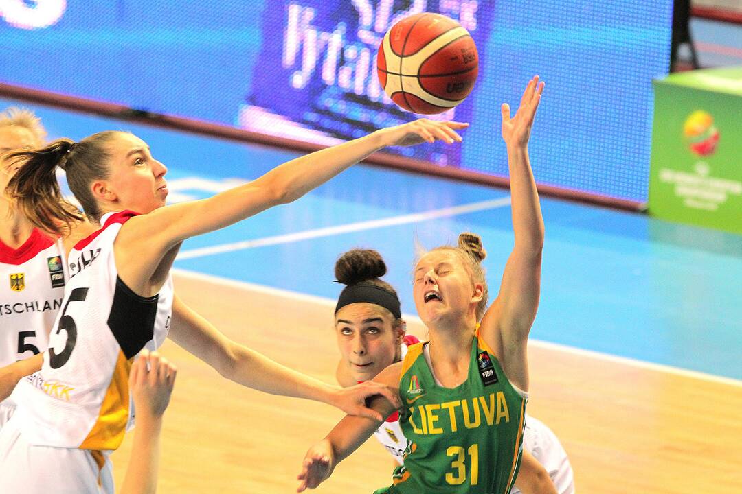 Lietuva – Vokietija 51:58. Merginų U16 EČ
