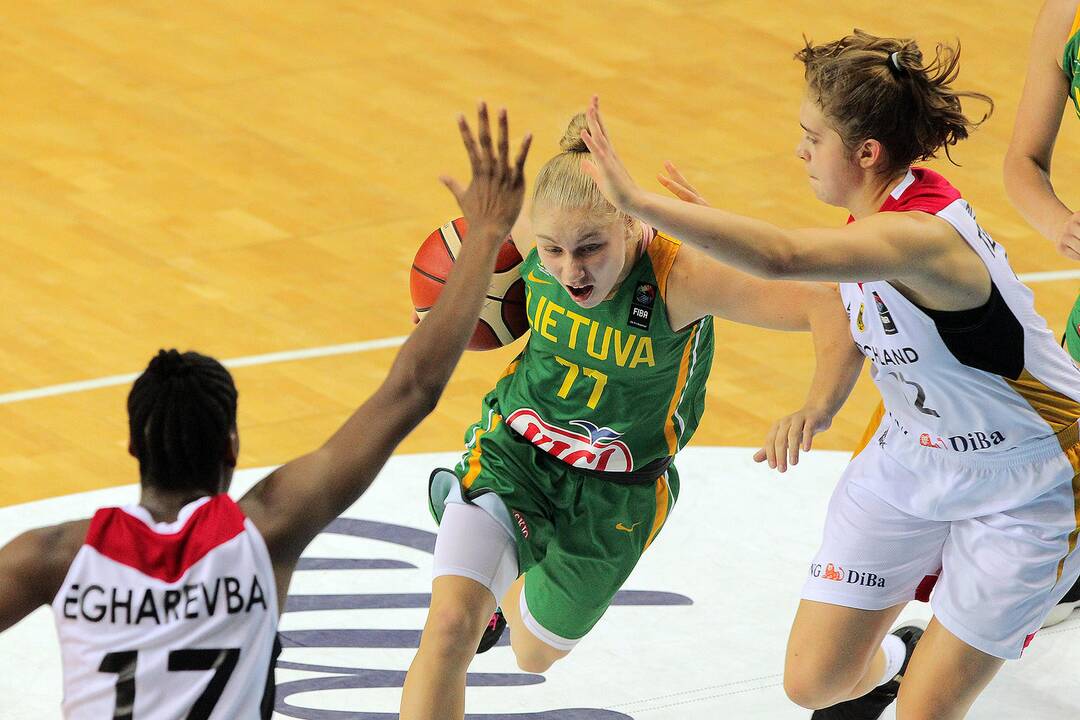 Lietuva – Vokietija 51:58. Merginų U16 EČ