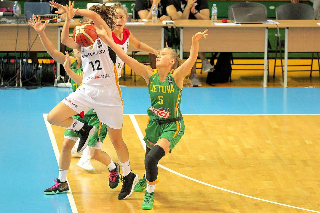 Lietuva – Vokietija 51:58. Merginų U16 EČ