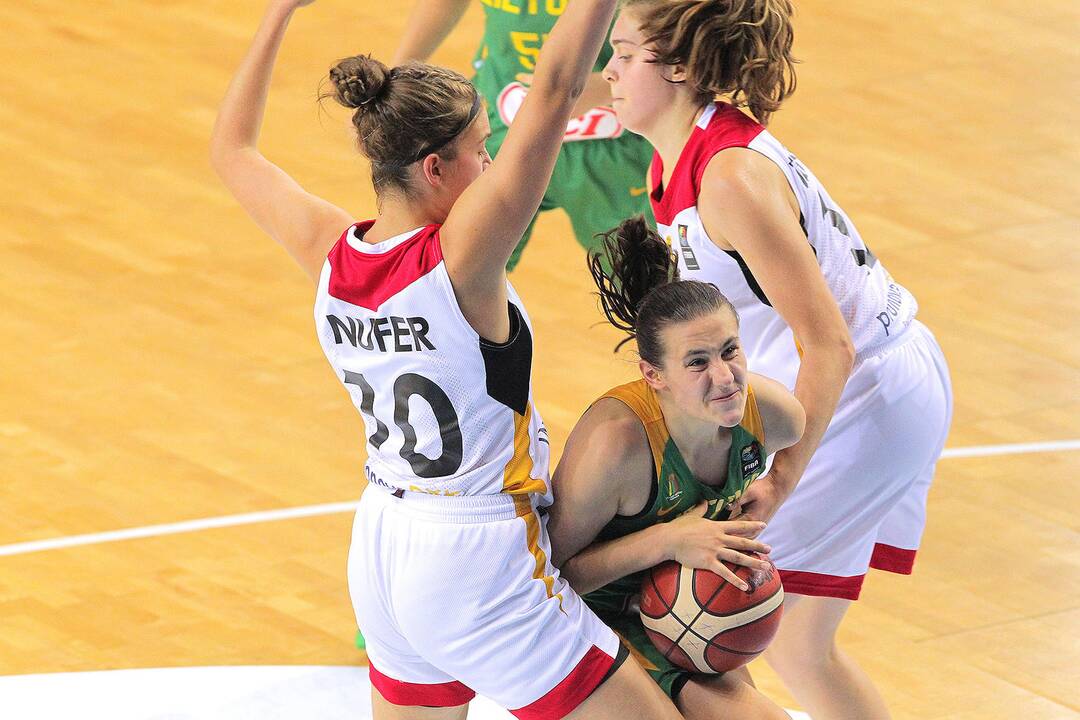 Lietuva – Vokietija 51:58. Merginų U16 EČ