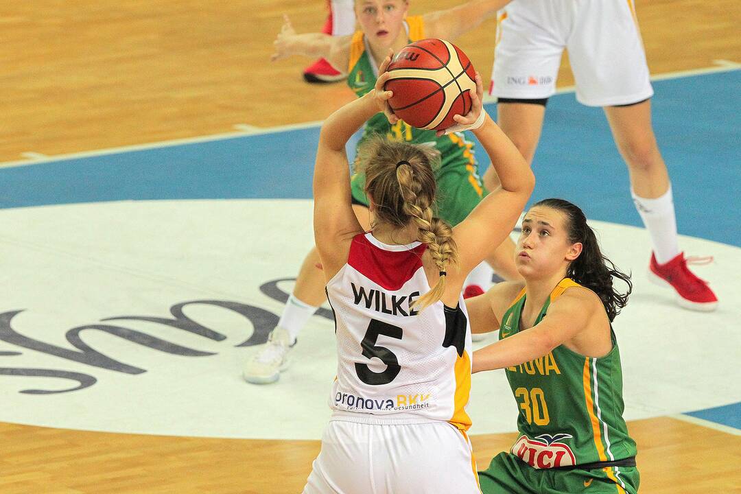 Lietuva – Vokietija 51:58. Merginų U16 EČ