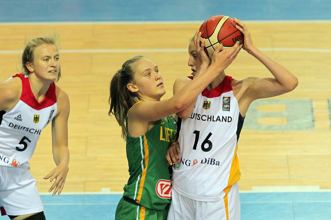 Lietuva – Vokietija 51:58. Merginų U16 EČ