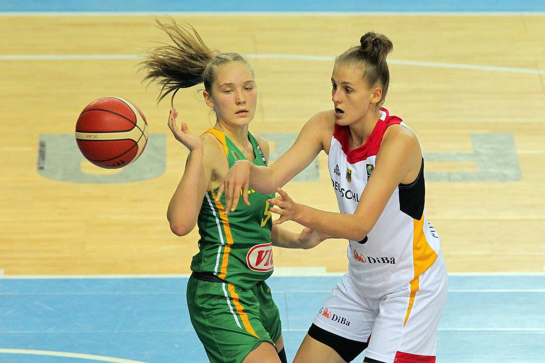 Lietuva – Vokietija 51:58. Merginų U16 EČ