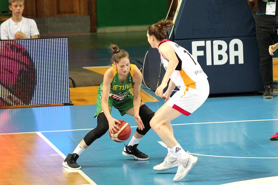 Lietuva – Vokietija 51:58. Merginų U16 EČ