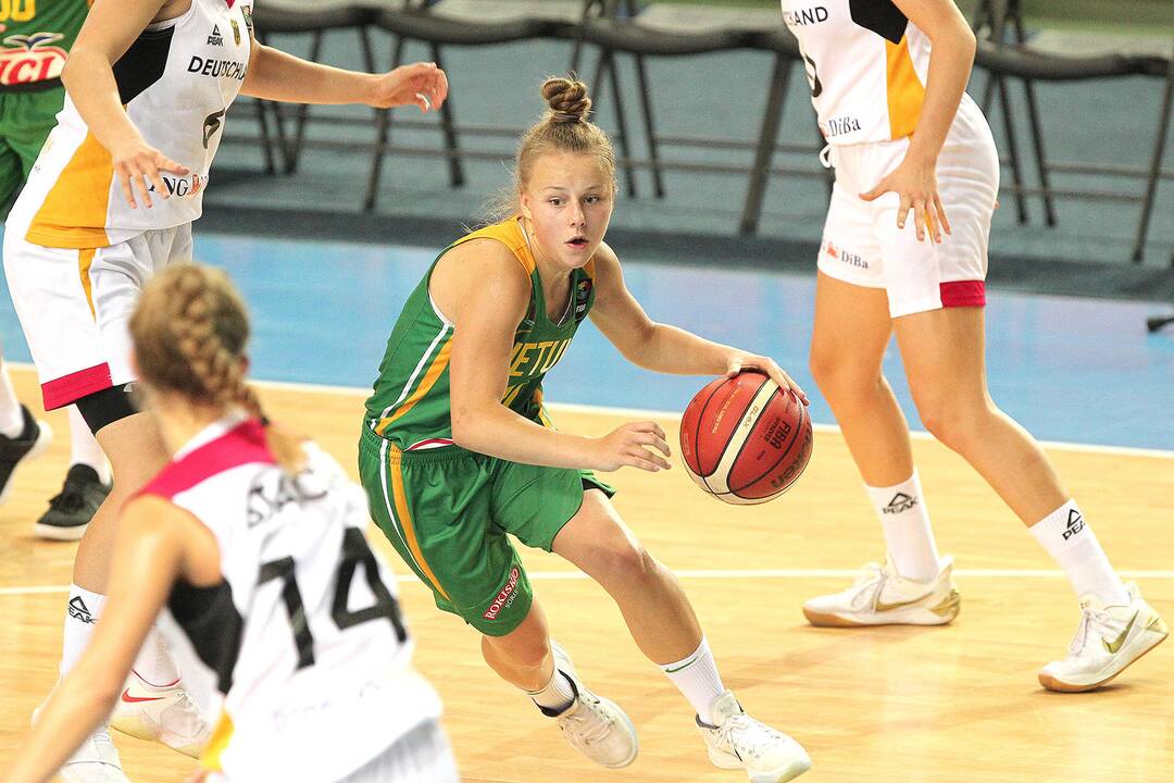 Lietuva – Vokietija 51:58. Merginų U16 EČ
