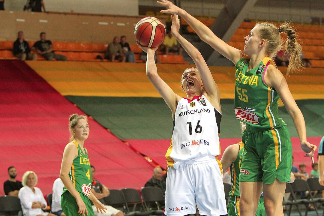 Lietuva – Vokietija 51:58. Merginų U16 EČ