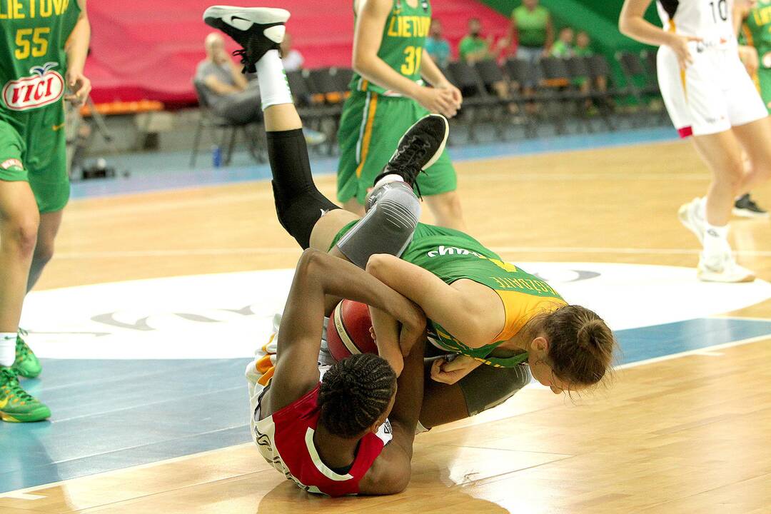 Lietuva – Vokietija 51:58. Merginų U16 EČ