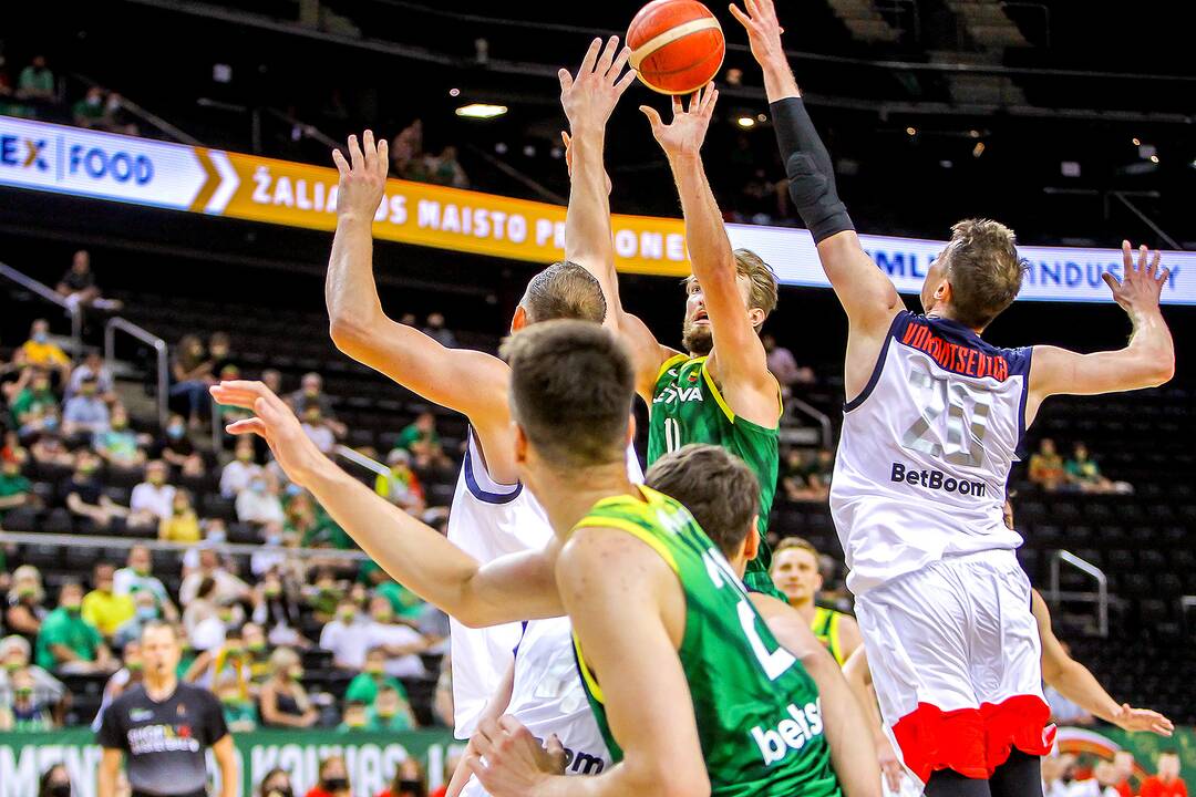 Krepšinio kontrolinės: Lietuva – Rusija 78:61