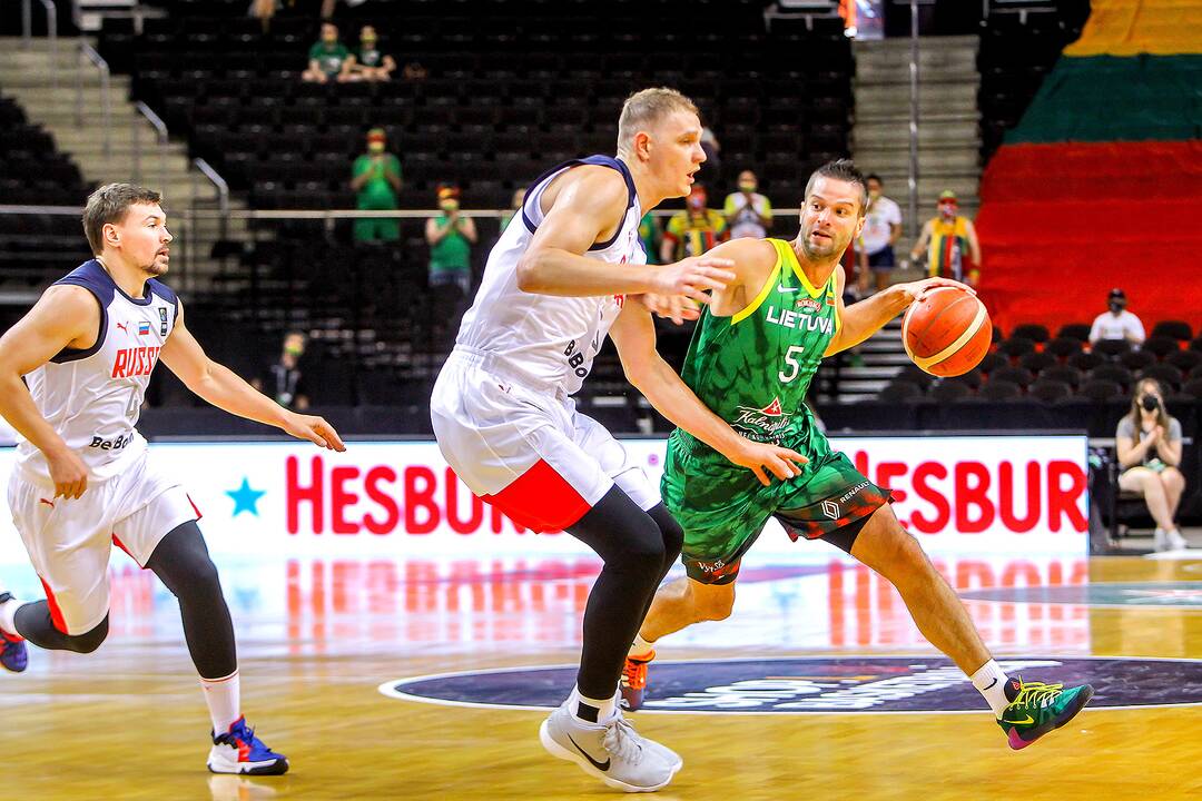 Krepšinio kontrolinės: Lietuva – Rusija 78:61