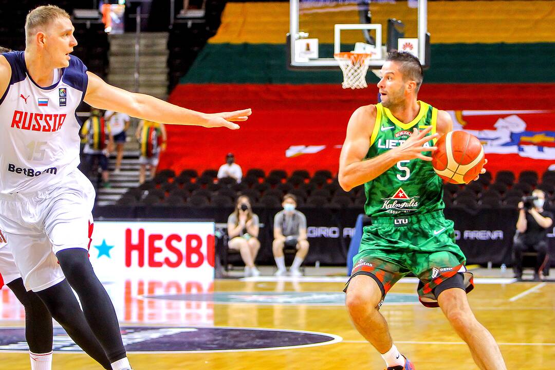 Krepšinio kontrolinės: Lietuva – Rusija 78:61