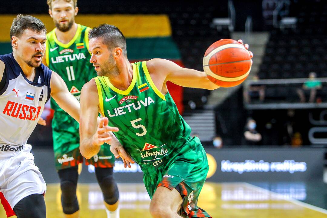 Krepšinio kontrolinės: Lietuva – Rusija 78:61