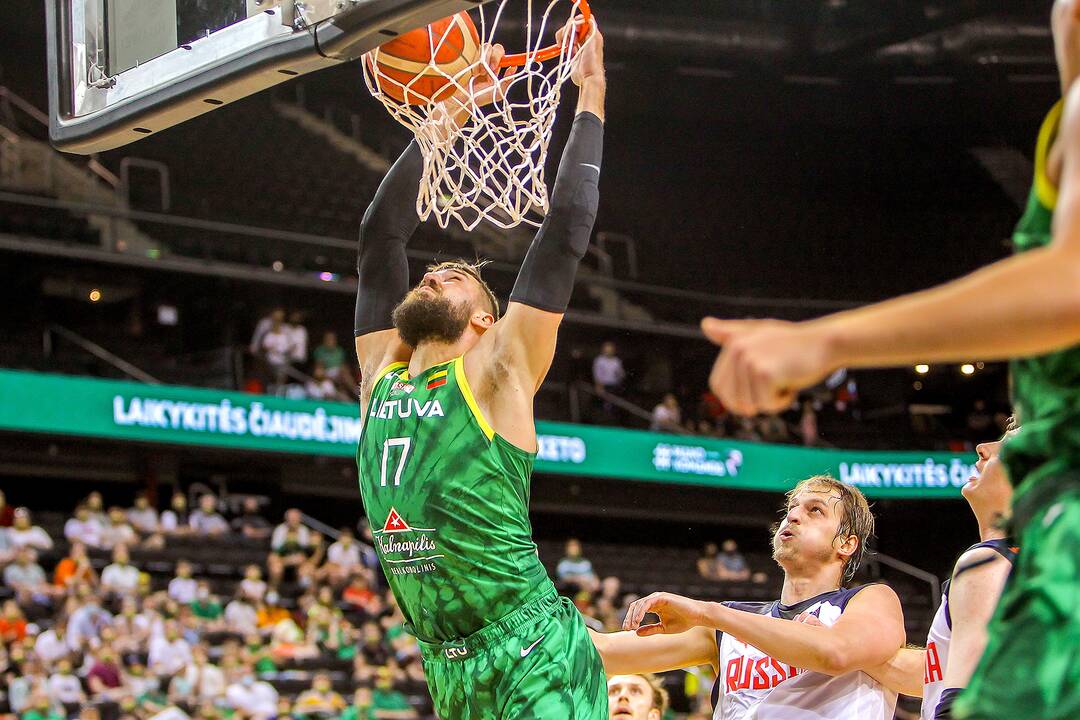 Krepšinio kontrolinės: Lietuva – Rusija 78:61