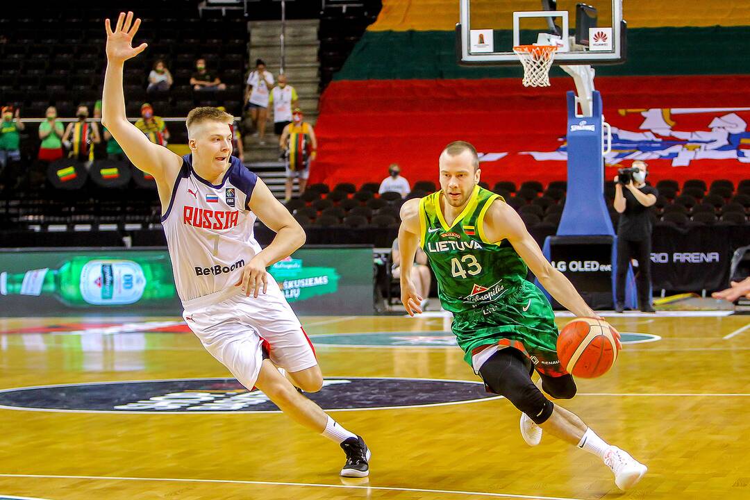 Krepšinio kontrolinės: Lietuva – Rusija 78:61