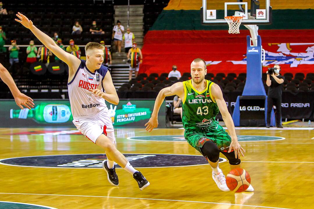 Krepšinio kontrolinės: Lietuva – Rusija 78:61