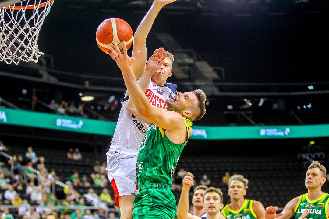 Krepšinio kontrolinės: Lietuva – Rusija 78:61