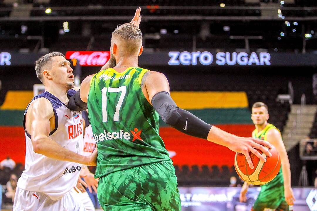 Krepšinio kontrolinės: Lietuva – Rusija 78:61