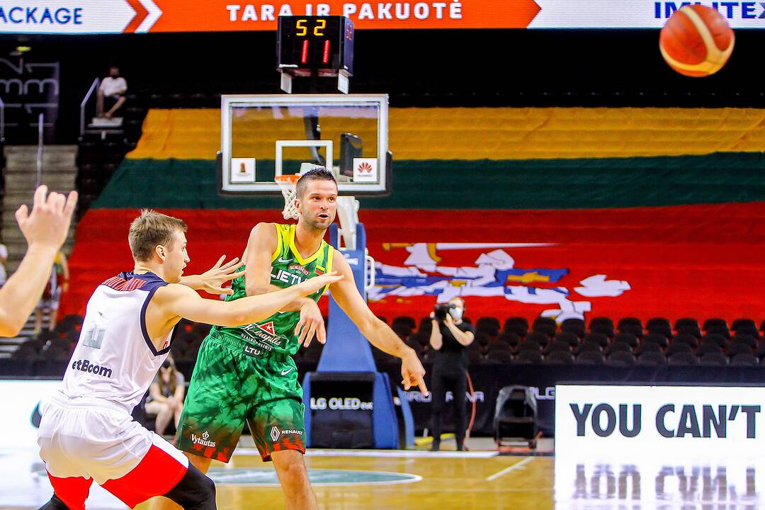 Krepšinio kontrolinės: Lietuva – Rusija 78:61
