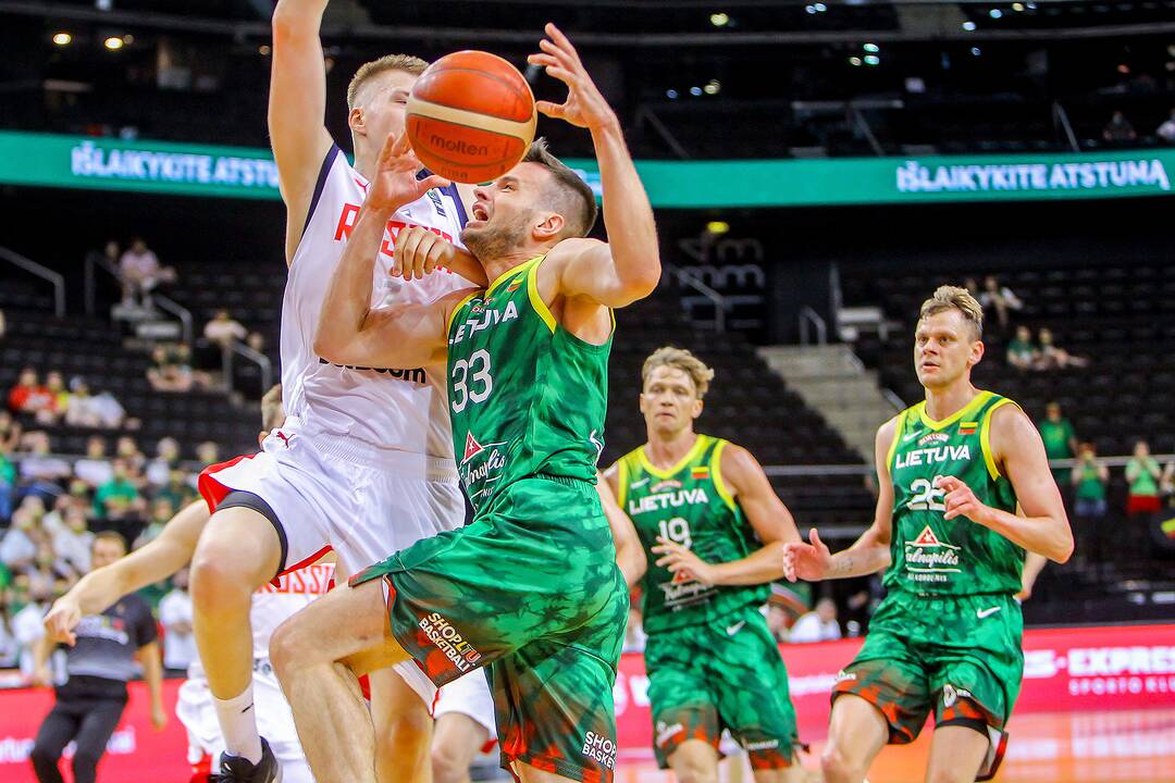 Krepšinio kontrolinės: Lietuva – Rusija 78:61
