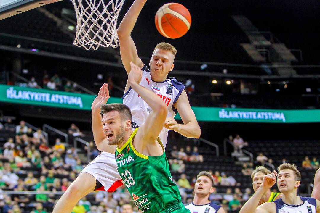 Krepšinio kontrolinės: Lietuva – Rusija 78:61