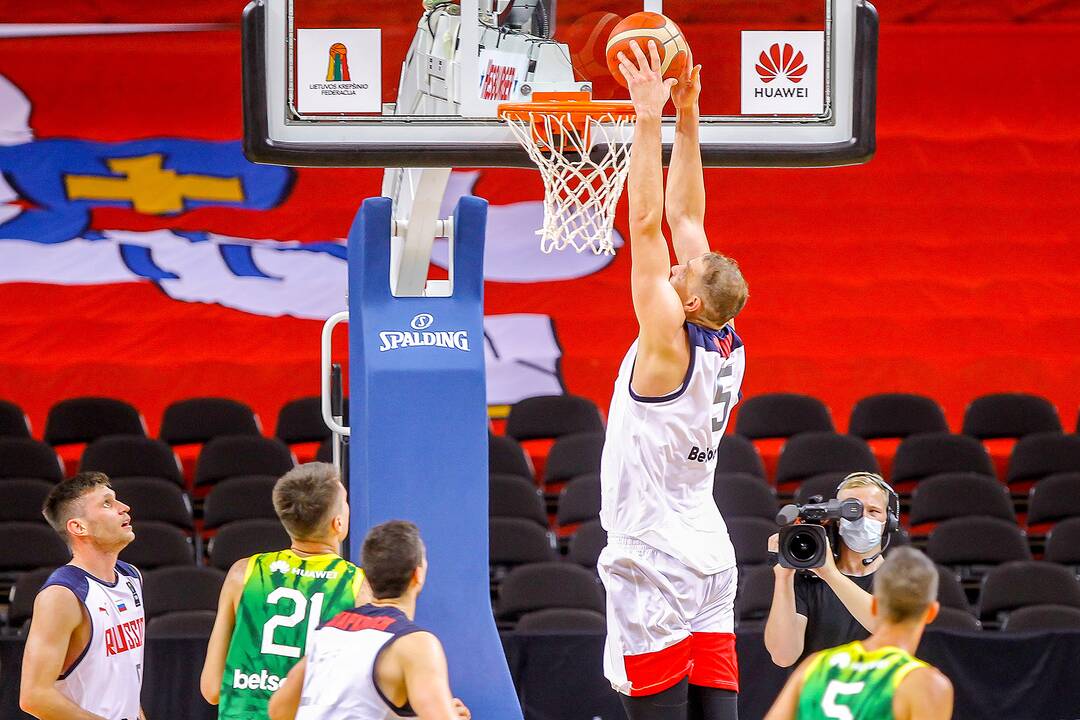 Krepšinio kontrolinės: Lietuva – Rusija 78:61