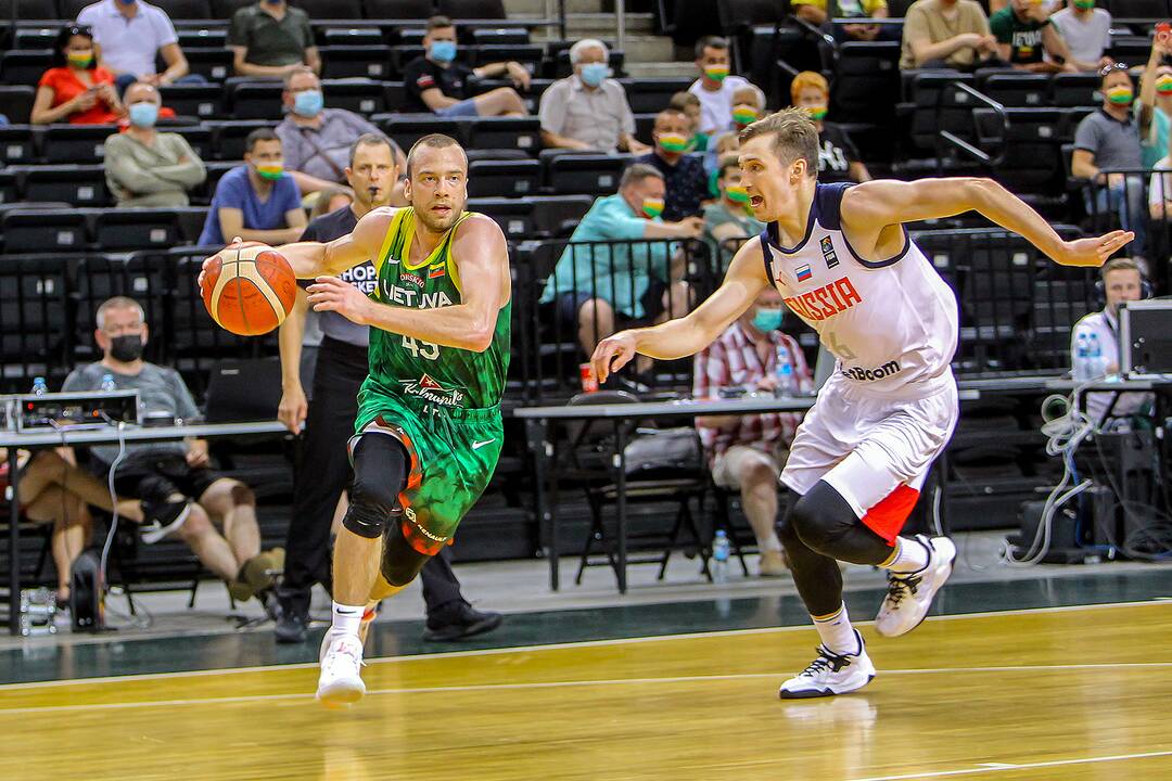 Krepšinio kontrolinės: Lietuva – Rusija 78:61
