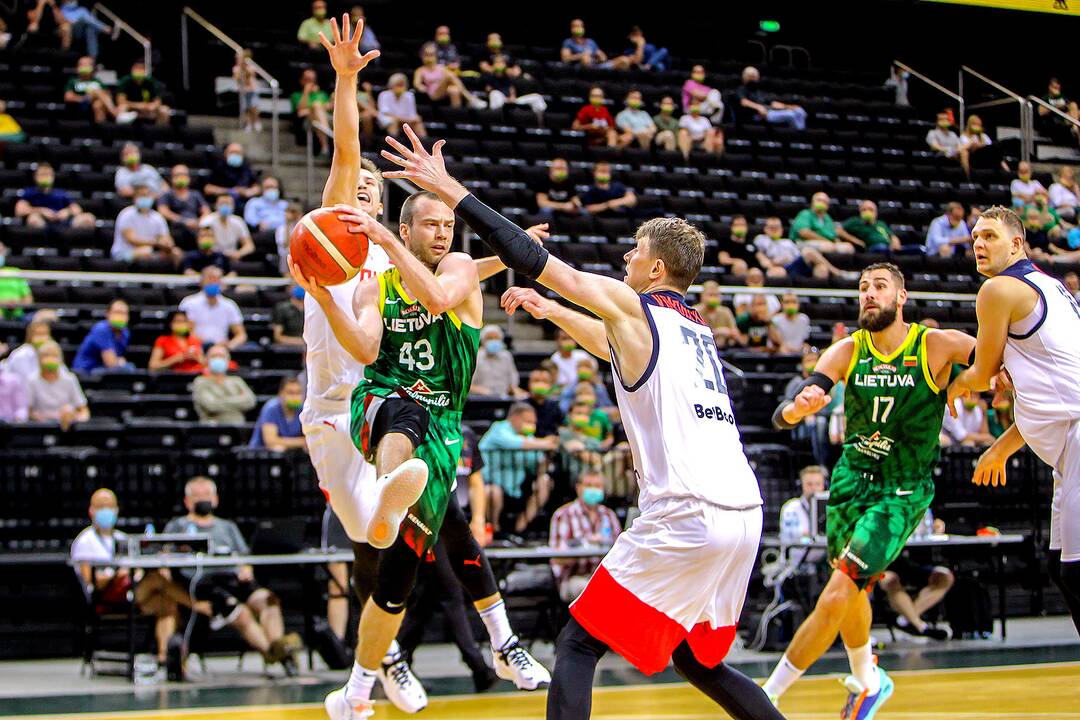 Krepšinio kontrolinės: Lietuva – Rusija 78:61