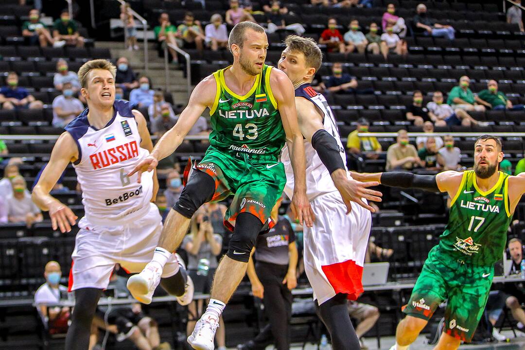 Krepšinio kontrolinės: Lietuva – Rusija 78:61