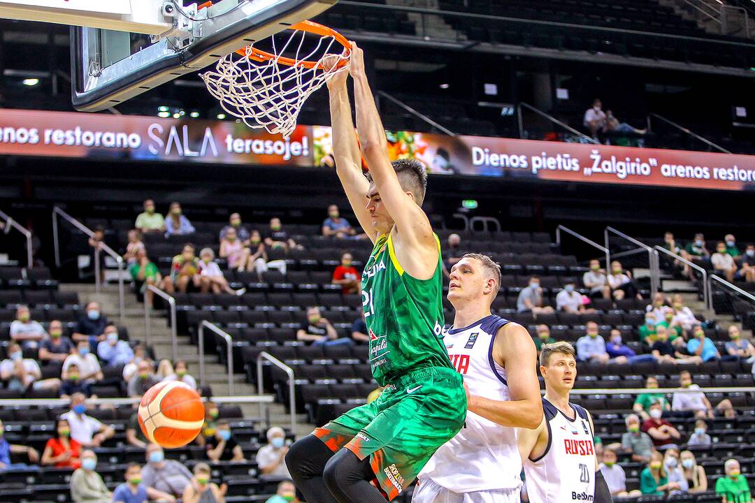 Krepšinio kontrolinės: Lietuva – Rusija 78:61
