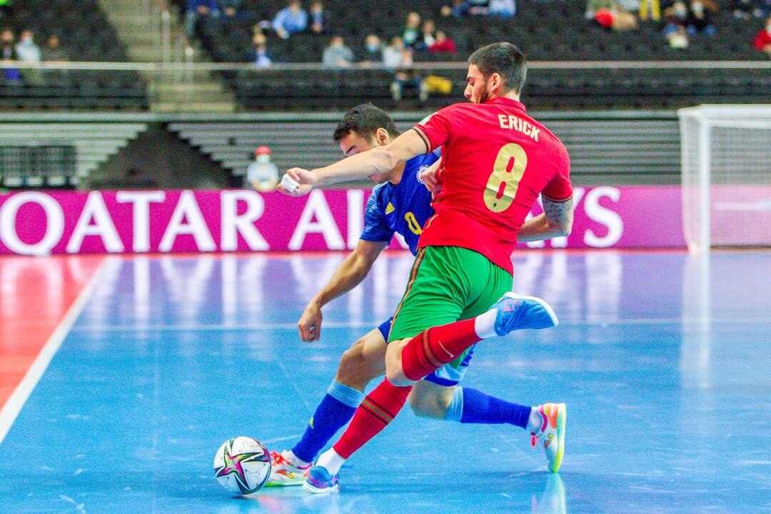 Portugalija – Kazachstanas 2:2 baud. 4:3 | Futsalo PČ